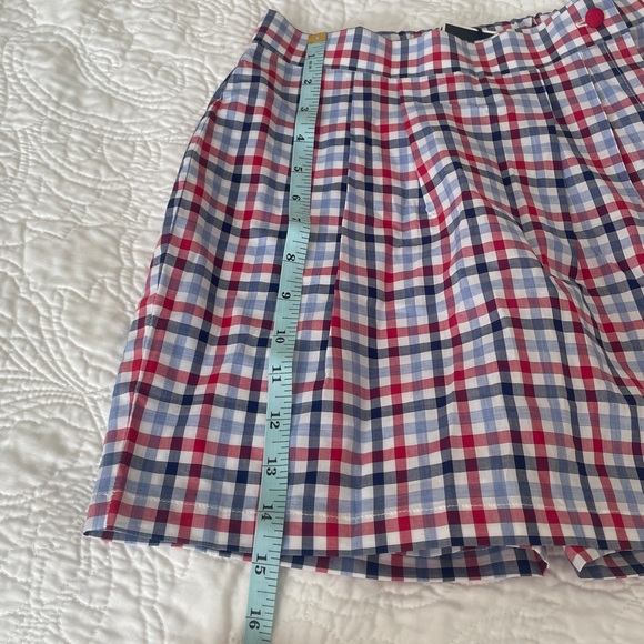 New Oscar de la Renta Girls Plaid Checkered Skirt Skort size 12 - Picture 9 of 9